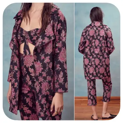 FOR LOVE & LEMONS LUELLA LAYERING COAT IN BLACK SZ S - BNWT, View more