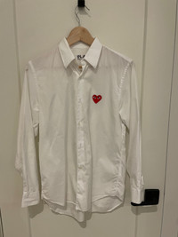 Men's Comme Des Garçon Play dress shirt