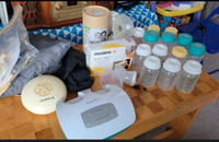 Breast pump and extras 