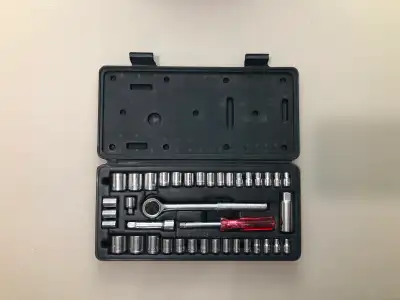 DURATECH 39 PIECE 1/4" SOCKET SET, View more