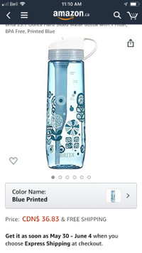 New Brita water bottle with filter