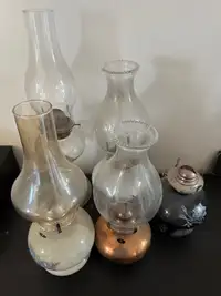 Vintage Rustic Oil Lamps