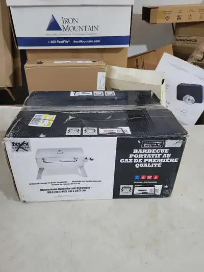 New stainless steel portable gas barbecue