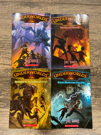 Underworld Scholastic Book Lot (4 Books) - Author Tony Abbott