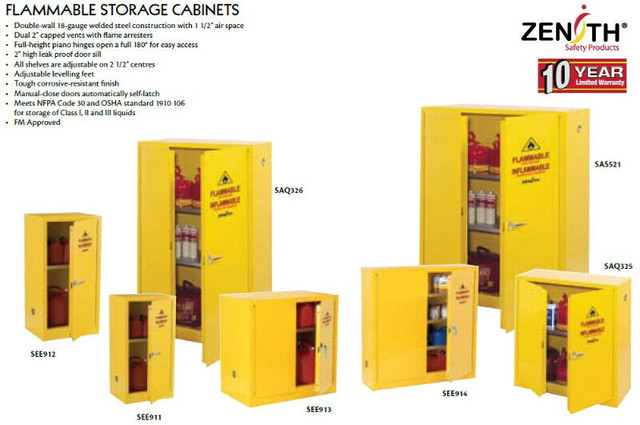 FLAMMABLE STORAGE CABINETS IN STOCK. LOWEST PRICE, FAST DELIVERY in Other in City of Toronto