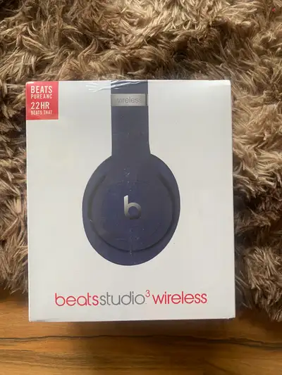 New sealed Beats by dre Studio 3 Wireless Bluetooth headphones, View more
