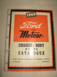 Ford & Meteor 1949 Chassis & Body Parts Catalogue