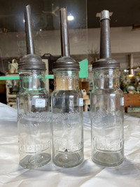Standard Oil Polarine oil bottles 