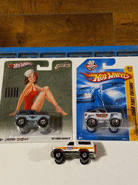 Hot Wheels Ford Bronco Nose Art RR,Blackwall,Painted Base Lot 3