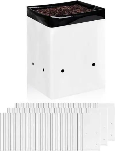 iPower 150-Pack 2 Gallon Grow Bags Black and White Panda Film Co, View more
