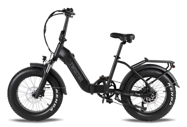 T4B TWISTER 500-Watt Folding Fat-Tire eBike in Cruiser, Commuter & Hybrid in Calgary - Image 9