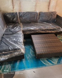 Brand new 3pc patio sectional set. Assembled. Free delivery