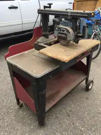 Radial Arm Saw with table