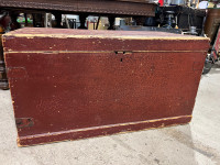 Rustic crackled paint trunk 