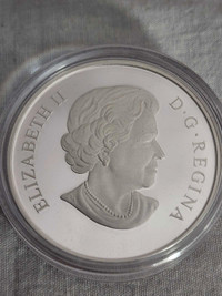 2010 Canada $20 .9999 Pure Silver 1oz Coin 75th Anniversary