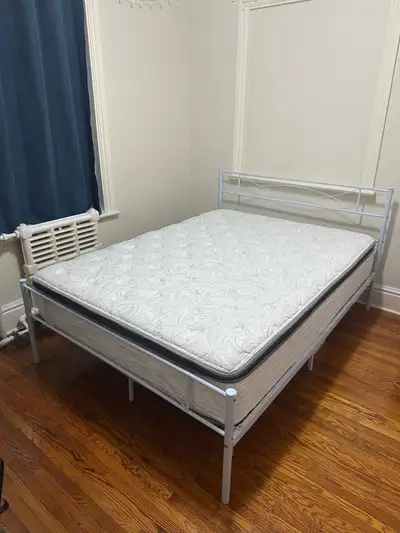double bed mattress and frame, View more