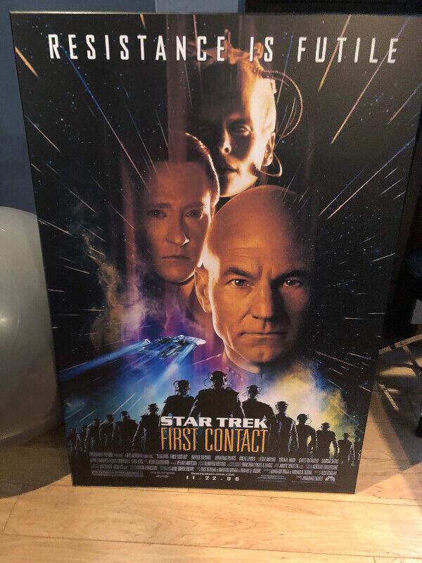 2 full-size  movie posters from theatre mounted-Like New in Arts & Collectibles in Edmonton - Image 2