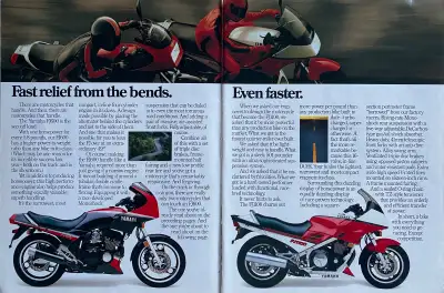 1985 Yamaha FJ1100/600 2-Pg Original Ad, View more