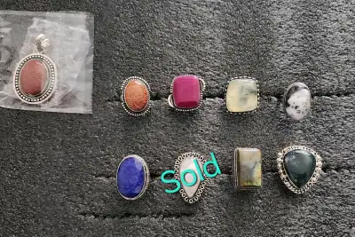 STONE Gorgeous Rings Assorted Stone, View more