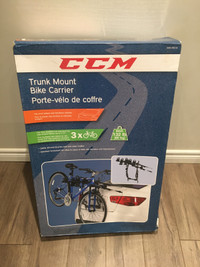 CCM 3 Bike Trunk Mount Bike Rack