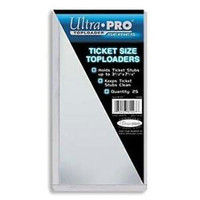 Ultra Pro .... "TICKET SIZE" .... TOP LOADERS