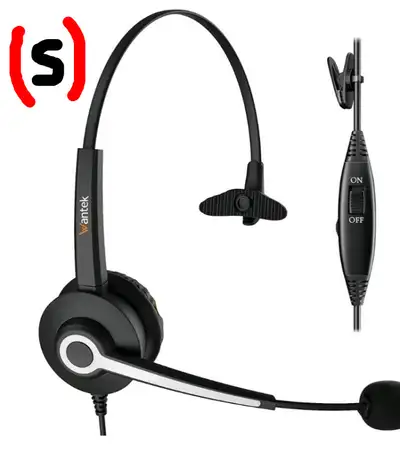 Wantek USB Headset with Mic for PC, View more