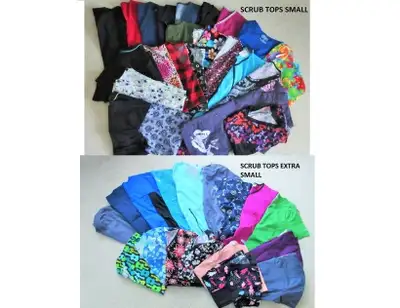 Selection of small and extra small Scrub Tops in a variety of colors to add to your wardrobe. Comfor...