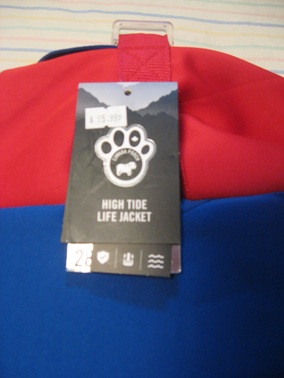 Canada Pooch High Tide Life Jacket Red/Blue, Size 28- 37" to 49", View more
