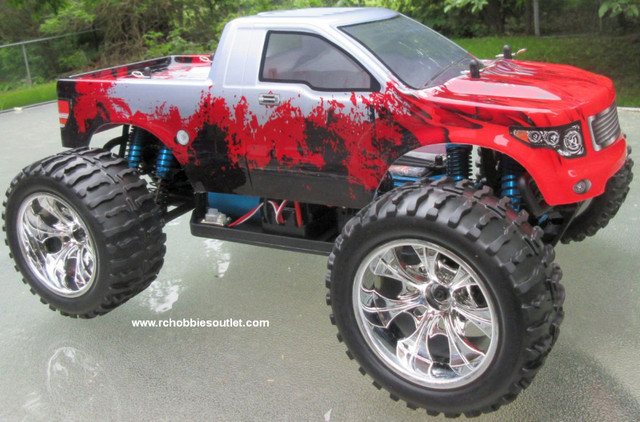 NEW RC MONSTER TRUCK  PRO BRUSHLESS ELECTRIC  1/10 Scale in Hobbies & Crafts in Regina - Image 4