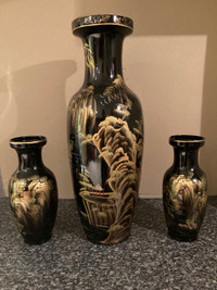 Vases en céramique de style Chinois 