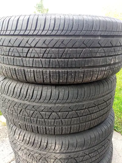 215/65/15 Motormaster Touring Tires 3 Yrs old less than 5000km on them almost new on Alero rims 5x11...