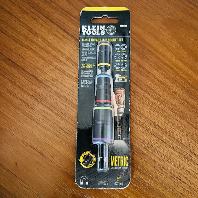 *New* Klein Tools 6-in-1 Impact Flip Socket Set in Power Tools in City of Toronto - Image 2