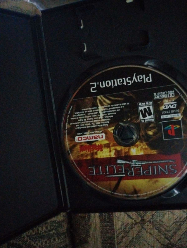 Sniper Elite Sony  PS2 Black Label Namco Game No Man in Older Generation in Kenora - Image 3