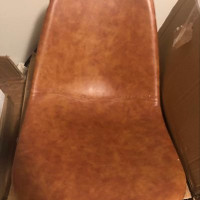 *NEW* AllModern Kody Vegan Leather Side Chair Set of 2