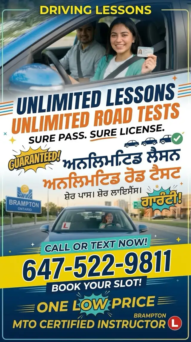 MTO Certified Driving Lessons