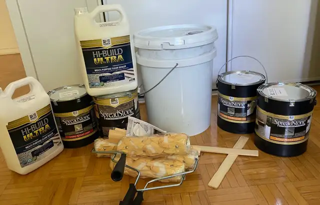Daich Spread Stone decorative concrete resurfacer in Painting & Paint Supplies in St. Catharines - Image 2