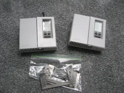Lot of 2 AUBE Programmable Baseboard Thermostats. 3500W Used., View more