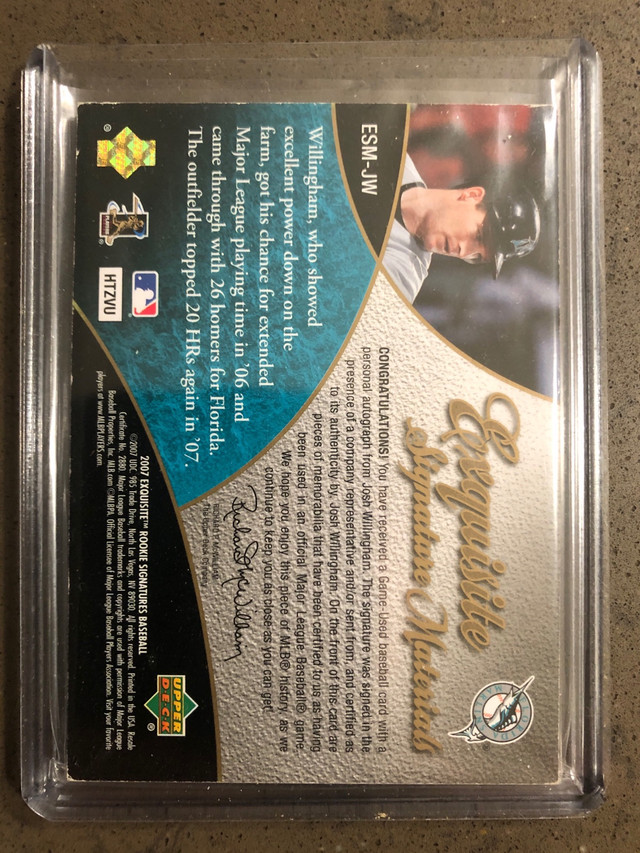 Josh Willingham Patch Auto # 15 o 25 in Arts & Collectibles in Markham / York Region - Image 2