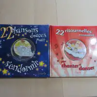 2 LIVRES-CD, 22 CHANSONS POUR ENFANTS