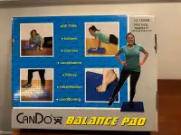 Non-Slip Exercise Balance Pad Cushioned Foam Mat & Knee Pad for 