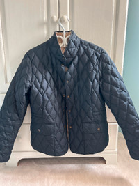 Size M/L Eddie Bauer Black Fall/Winter slim fitting Jacket