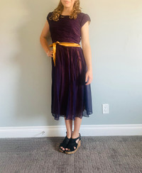 Purple dress 