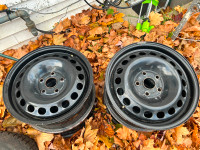 4 Steel Wheels 16" 6.5" 5x112mm