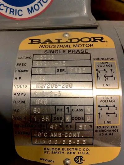 Brand NEW --- Baldor Electric Motor --- third of price --- CHEAP, View more