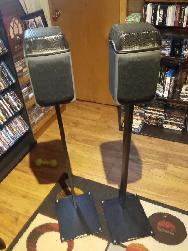 Pro Lx5 speakers with metal stands. Speakers St. John's Kijiji