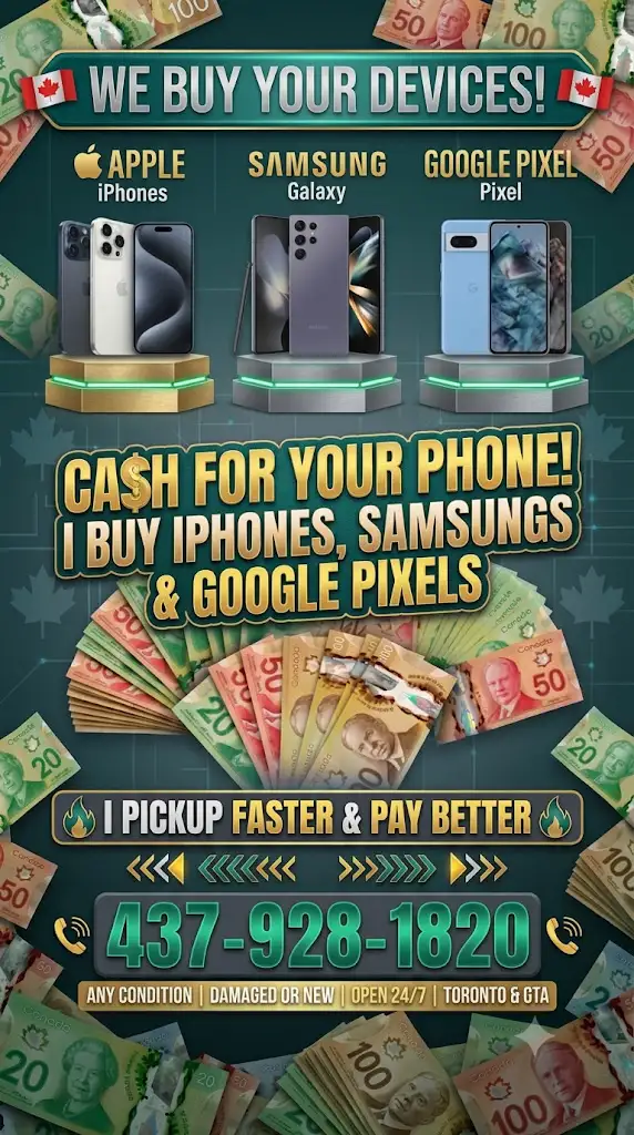 FAST CASH FOR ANY IPHONE 18 pro 17 pro s26 SAMSUNG PIXEL IPAD 