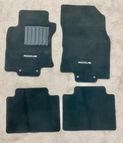 Brand New in original packing Black 4PC Floor Mats For Nissan Rogue. Nissan Rogue Genuine Parts. Mad...