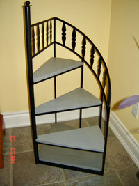 Very Attractive Unique Versatile Wrought Iron Stand with Shelves