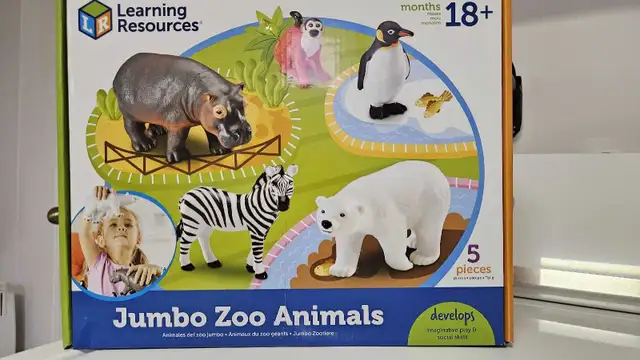 New Jumbo Zoo Animals nouveaux          (2 photos) in Toys in City of Montréal - Image 2