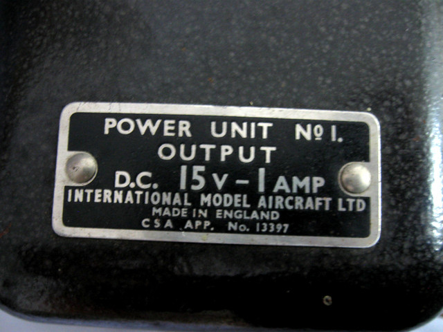 INTENATIONAL MODEL AIRCRAFT Ltd, TRANSFORMER POWER UNIT dans Art et objets de collection  à Ouest de l’Île - Image 3